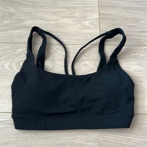Athleta Black Exhale Sports Bra